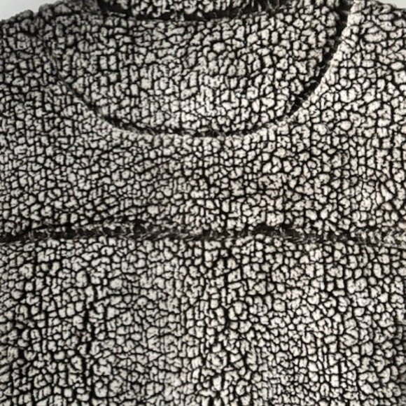 University Of Tennessee Vols Sherpa Pullover Black White Cozy 1/4 Zip Collegiate - Picture 8 of 10